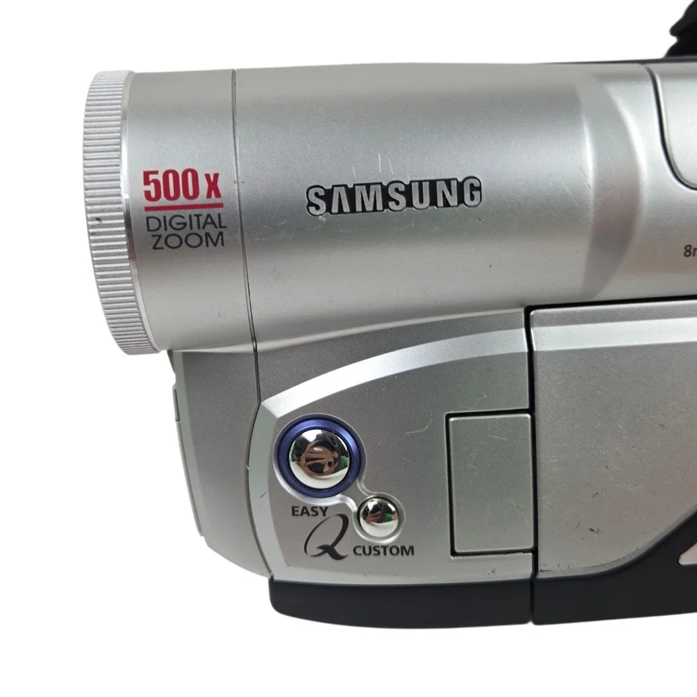 Samsung SCL610 Hi8 8mm Camcorder w Bag, Charger, A/V Cable, Tape, + Manual VIDEO